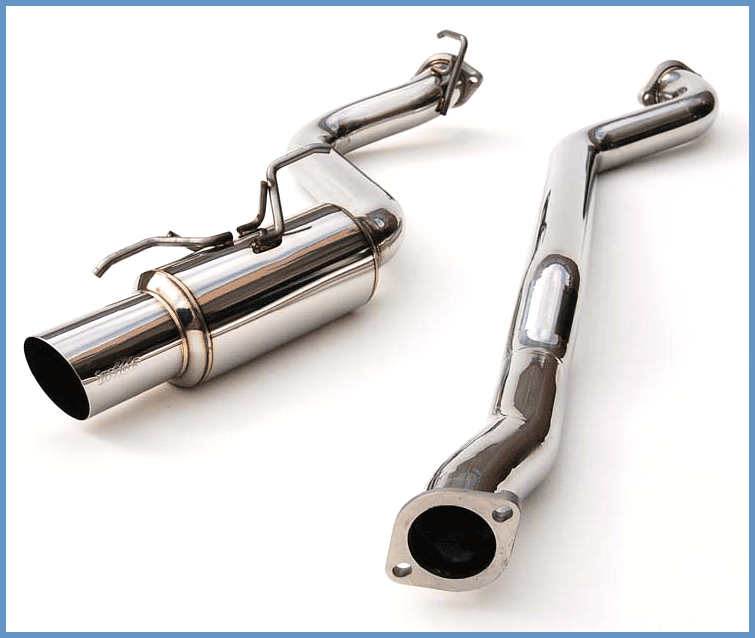 Invidia 08+ WRX Hatch / 08 STi 76mm RACING Titanium Tip Cat-back Exhaust