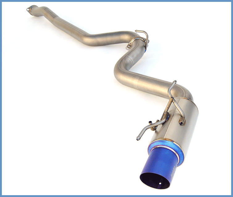 CAT-BACK EXHAUST, FULL TITANIUM Subaru WRX/STI 5-DR 08-14