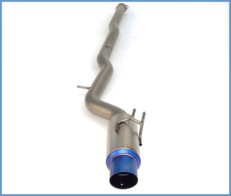 CAT-BACK EXHAUST, FULL TITANIUM Mitsubishi EVO X 09-UP