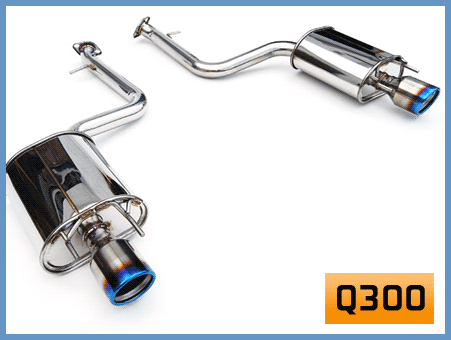 CAT-BACK EXHAUST, Q300 LEXUS IS200T 2015-Up