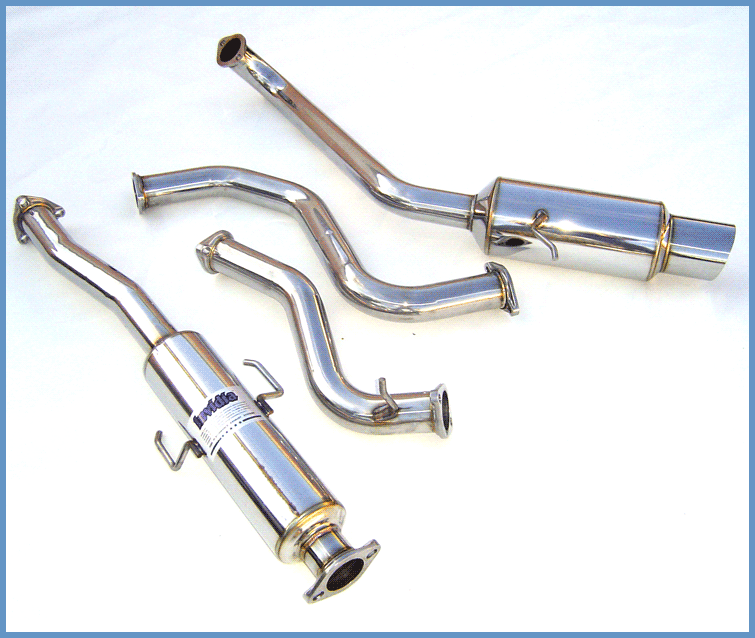 CAT-BACK EXHAUST, N1 Honda CR-X 88-91