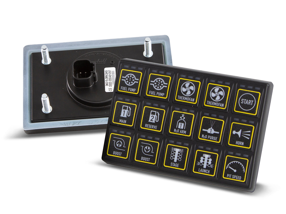 Haltech CAN Keypad 15 Button (3x5) - 0