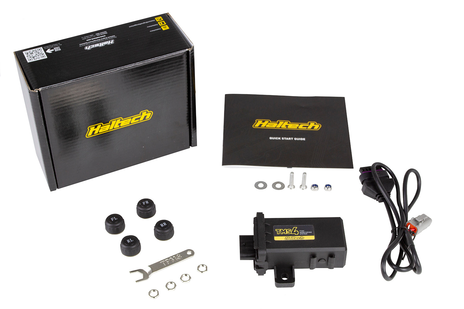 Haltech TMS-4 - Tire Monitoring System w/ External Sensors