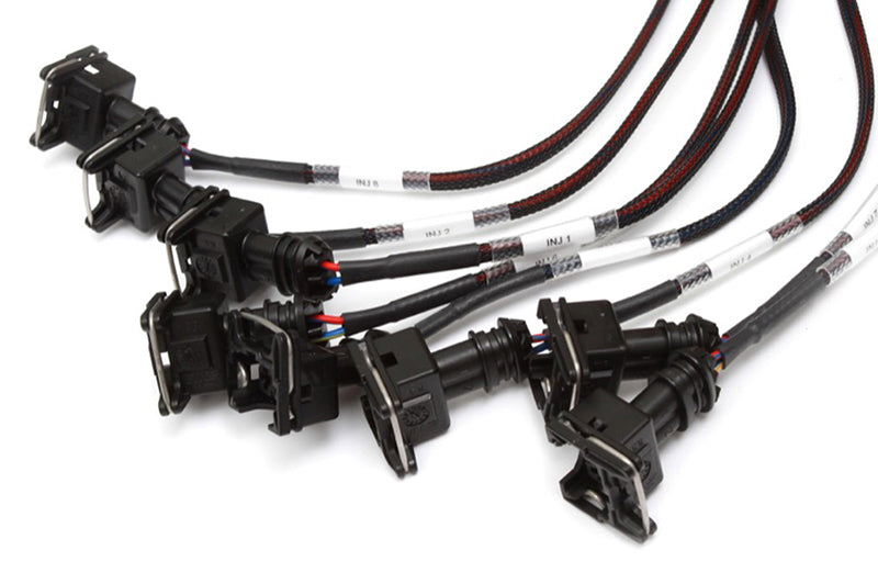 Haltech GM GEN III LS1 & LS6 (Non DBW) Elite 2000/2500 Terminated Harness w/EV1 Injector Connectors - 0