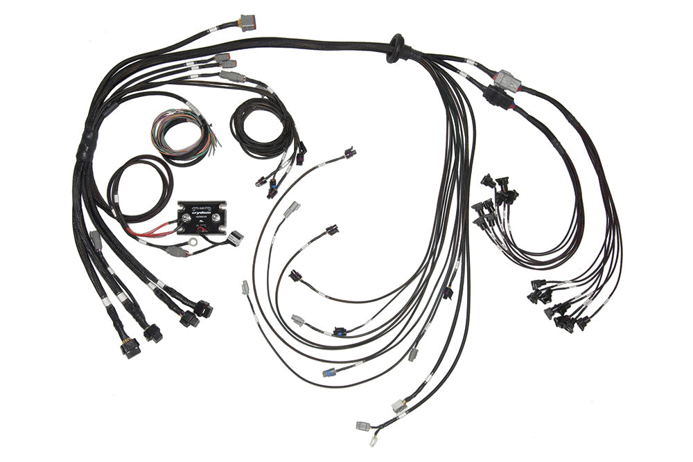 Haltech V8 BB/SB GM/Ford/Chrysler Hemi Elite 2500 & REM 16 Injector Terminated Harness w/EV1 Inj