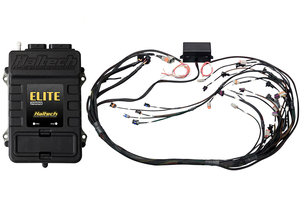 Haltech Elite 2000 Terminated Harness ECU Kit w/ EV6 Injector Connectors