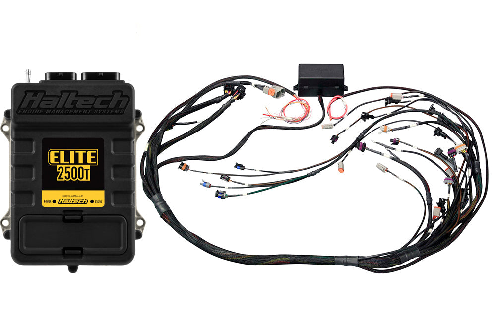 Haltech Elite 2500 Terminated Harness ECU Kit w/ EV1 Injector Connectors