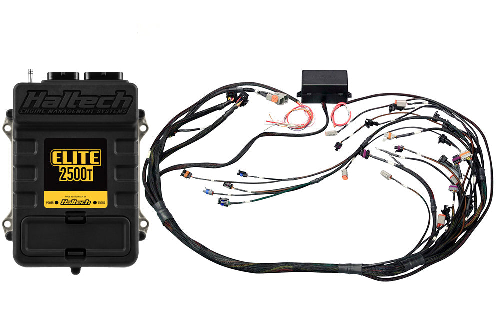 Haltech Elite 2500 Terminated Harness ECU Kit w/ EV1 Injector