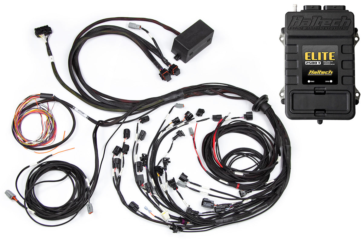 Haltech Elite 2500 Terminated Harness ECU Kit w/ OE Injector Connectors