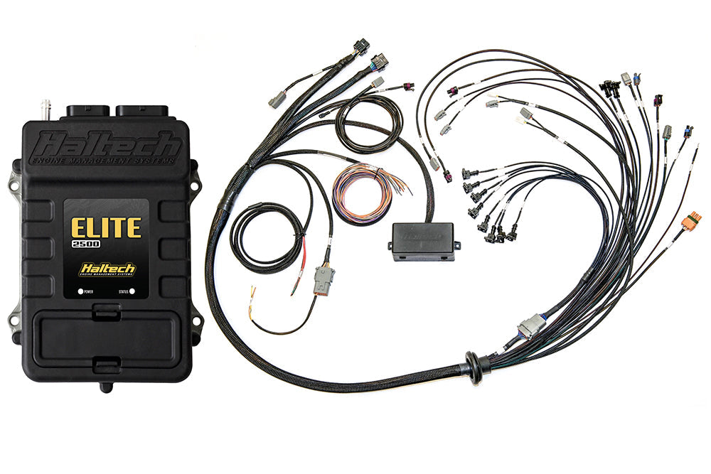 Haltech Elite 2500 Terminated Harness ECU Kit w/ EV1 Injector