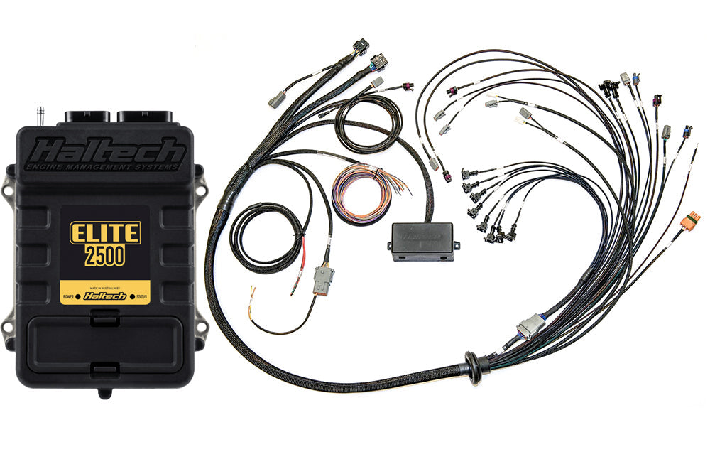 Haltech Elite 2500 Terminated Harness ECU Kit w/ EV1 Injector