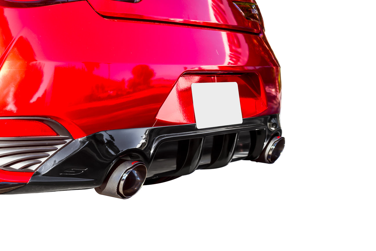 2017-2021 INFINITI Q60 3.0T REAR DIFFUSER [MATTE BLACK] - KB11235MB - 0