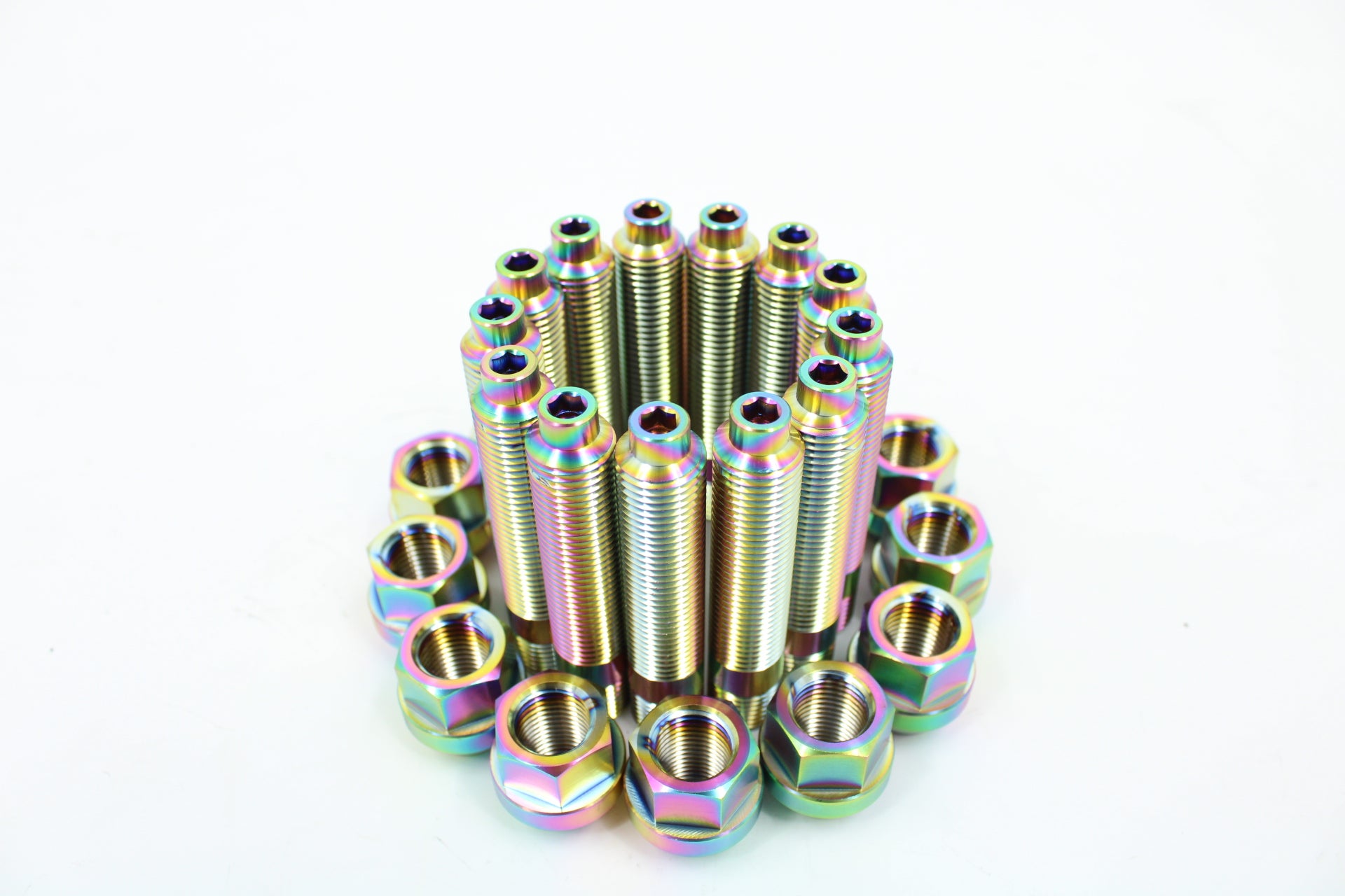 VTT M14/M12 Titanium Wheel Stud kits