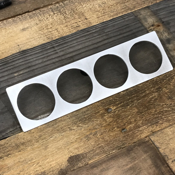 Aluminum Center Vent Gauge Panels - E30