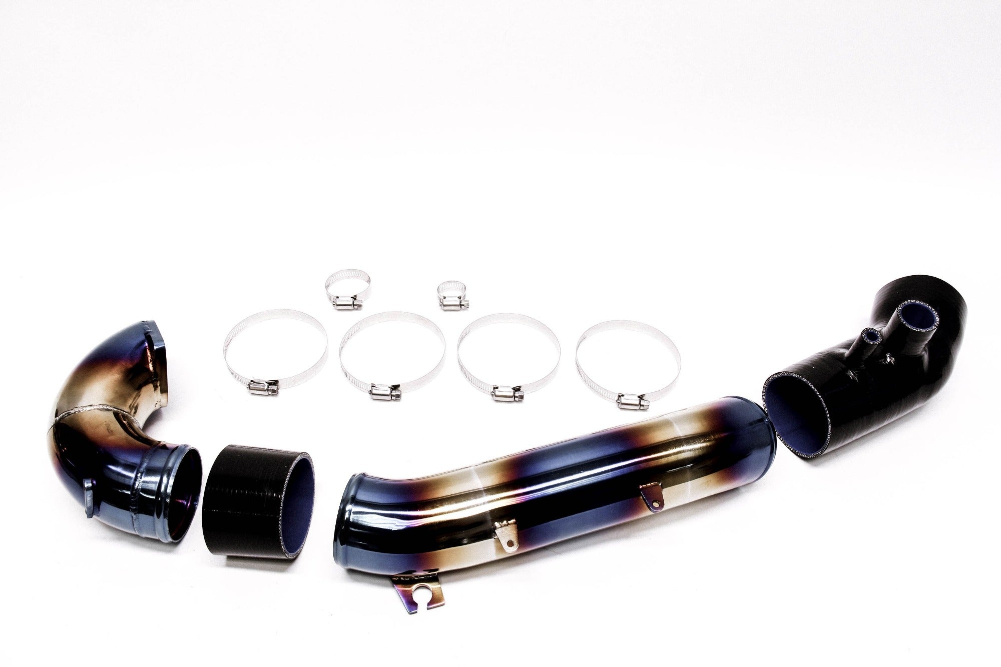 PLM Turbo Inlet Pipe Kit Stainless Burnt Blue - 2023+ FL5 Civic Type R