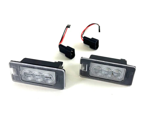 License Plate Lights (Set Of 2 LED Housings) - BMW / E39 / E6X / E7X / E9X | V-03010312