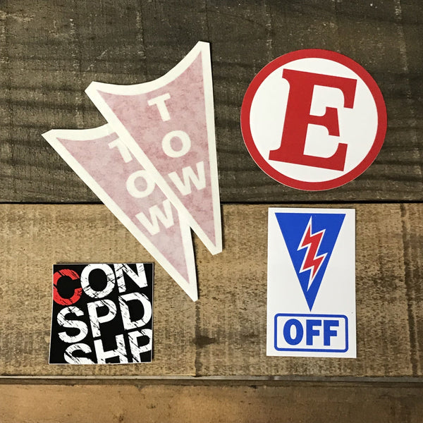 Emergency, OFF & Tow Sticker Packs