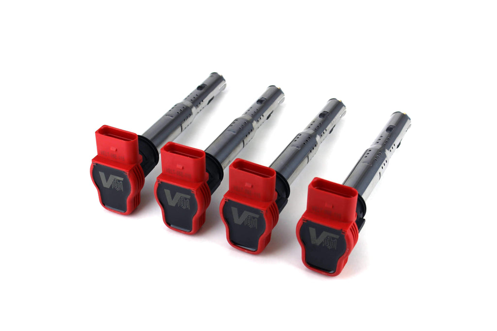 Coilpack Adapter Kit With Red Velt Sport Coilpacks | 1.8T