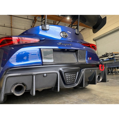 CARBON FIBER Rear Diffuser Toyota Supra 2020-up