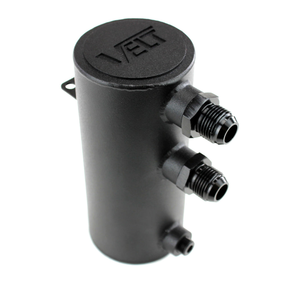 Velt Sport Universal Catch Can In Satin Black Finish