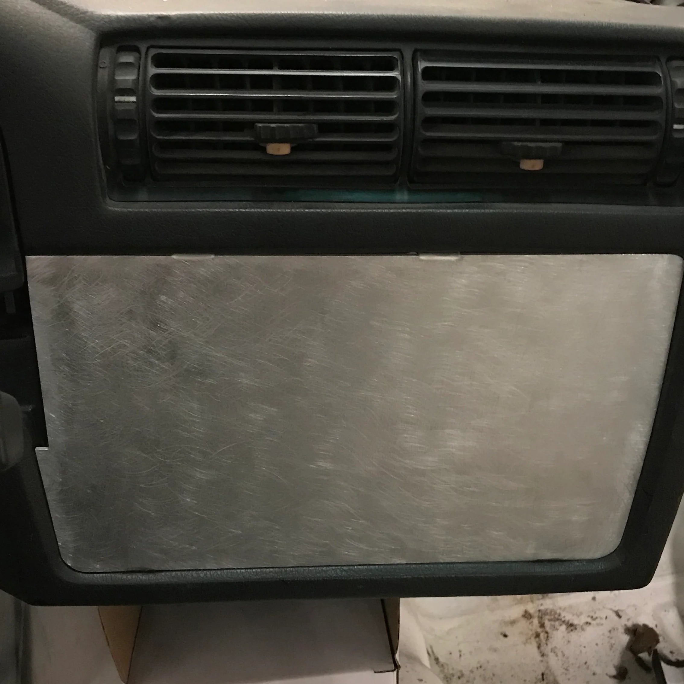 Carbon Fiber Dash Panel, HVAC Delete - E30