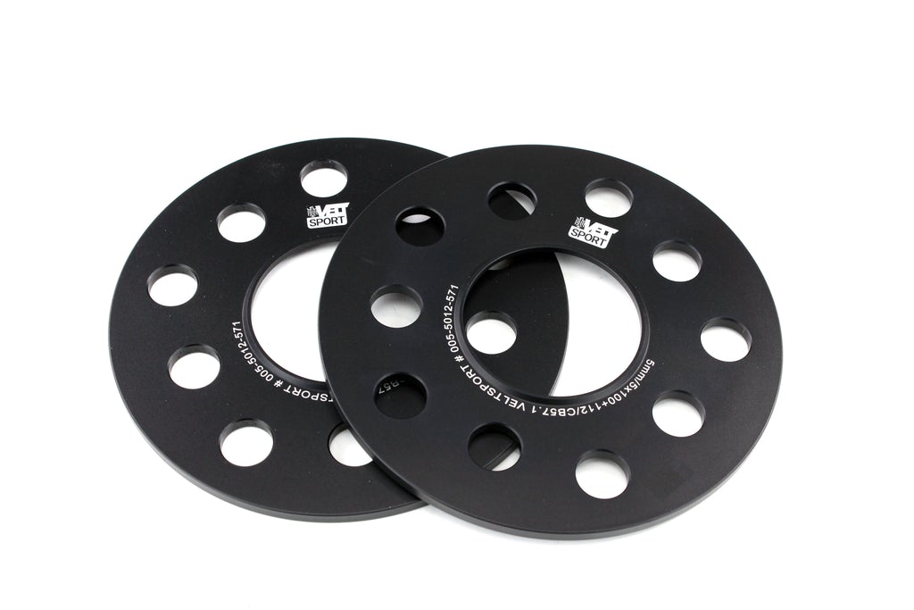 Velt Sport Hubcentric Wheel Spacers +5mm | 5x112 | 5x100