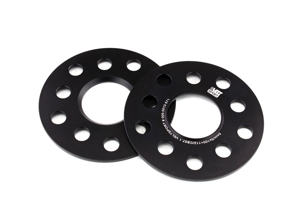 Velt Sport Hubcentric Wheel Spacers +5mm | 5x112 | 5x100 - 0