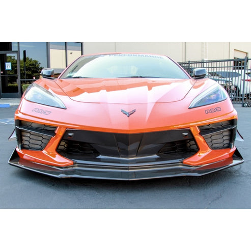 CARBON FIBER Front Airdam Cheverolet Corvette C8 2020-UP - 0