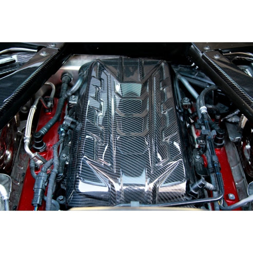 CARBON FIBER Engine Plenum Corvette c8 Chevrolet C8 Corvette 2020-UP - 0