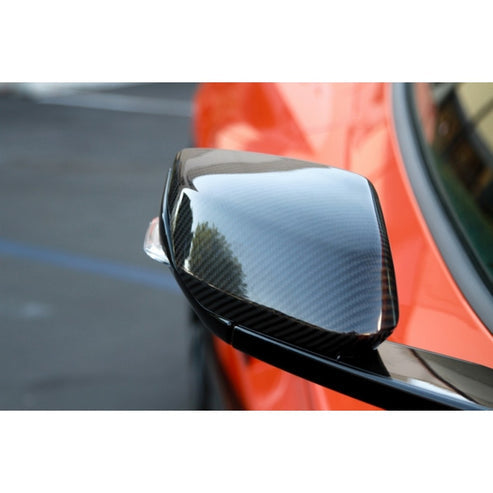 CARBON FIBER Mirror Cap Chevrolet C8 Corvette 2020-Up - 0