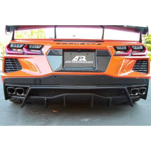 CARBON FIBER Rear Diffuser Chevrolet Corvette C8 2020-Up - 0