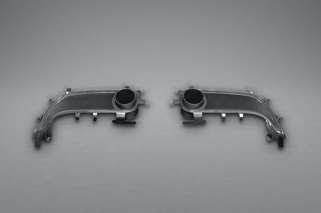 Ferrari 488 GTB & GTS End Pipe Shells (Matte)