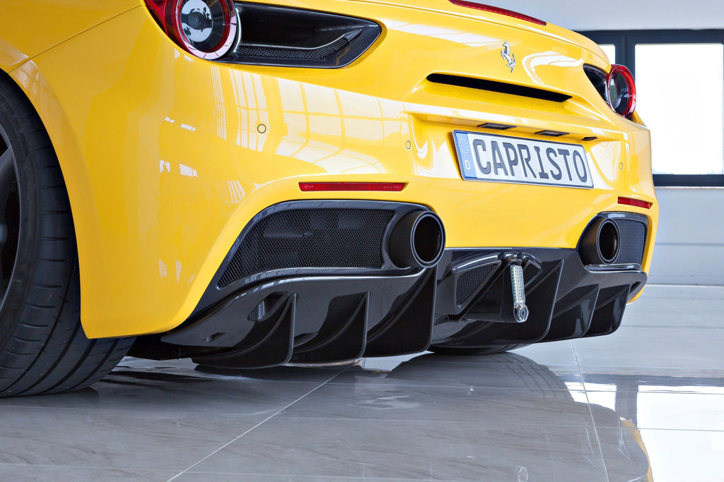 Ferrari 488 GTB & GTS End Pipe Shells - 0