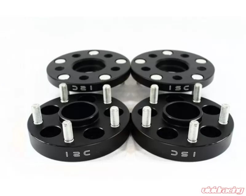 ISC Suspension 5x114.3 Hub Centric Wheel Spacers 20mm Black (Pair)