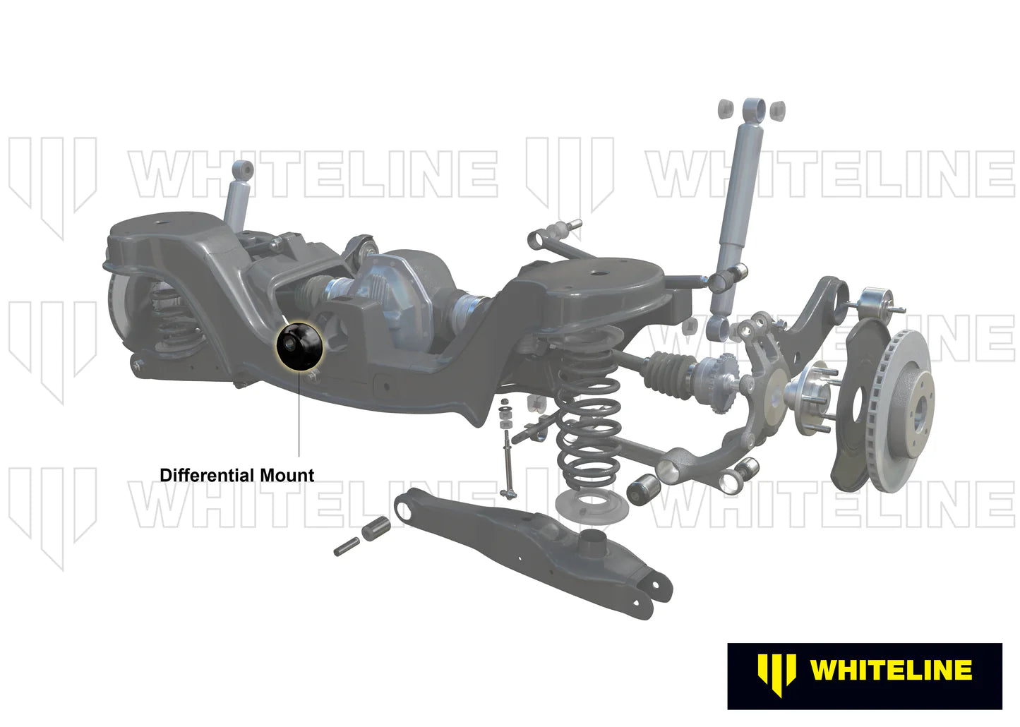 Whiteline 13-16 Mazda CX-5 Rear Differential Mount Bushing Kit - 0