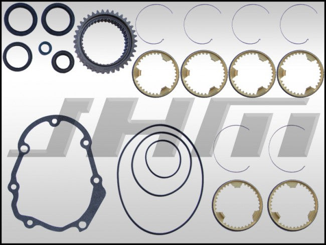 01E 6-speed MASTER Rebuild Kit (JHM-Performance) - EDU w/ JHM Updated 1-2 Collar & 2nd, 3rd and 4th gears