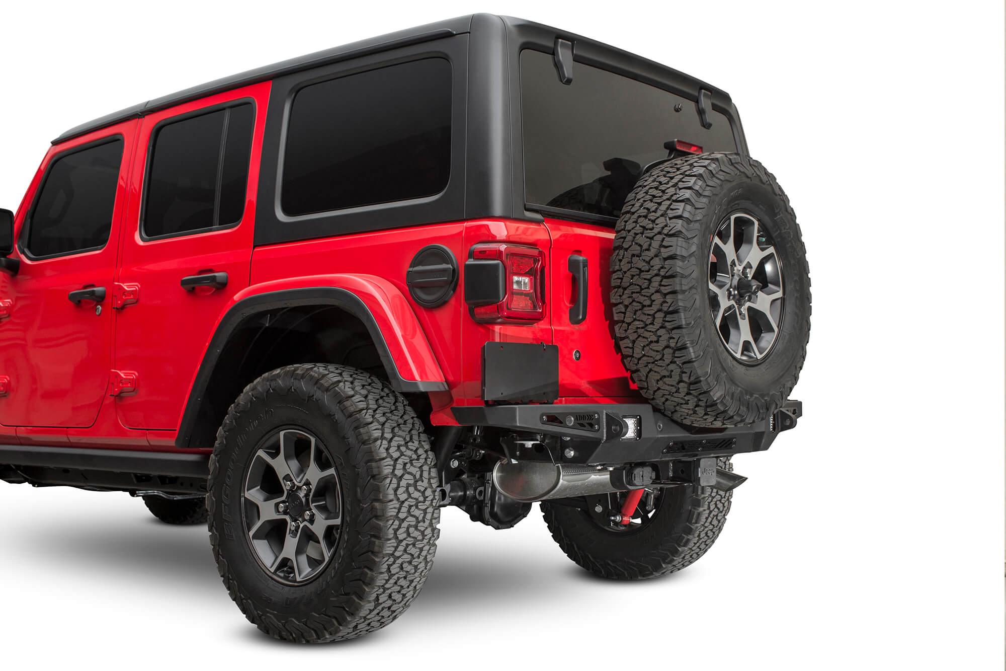 2018 - 2021 Jeep Wrangler JL Stealth Fighter Rear Bumper