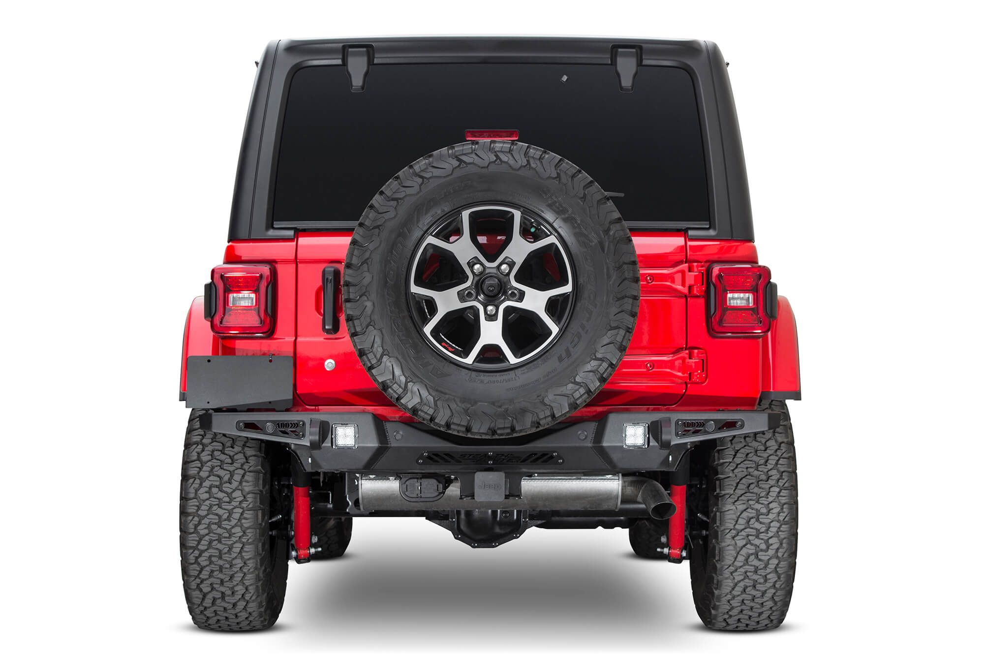 2018 - 2021 Jeep Wrangler JL Stealth Fighter Rear Bumper