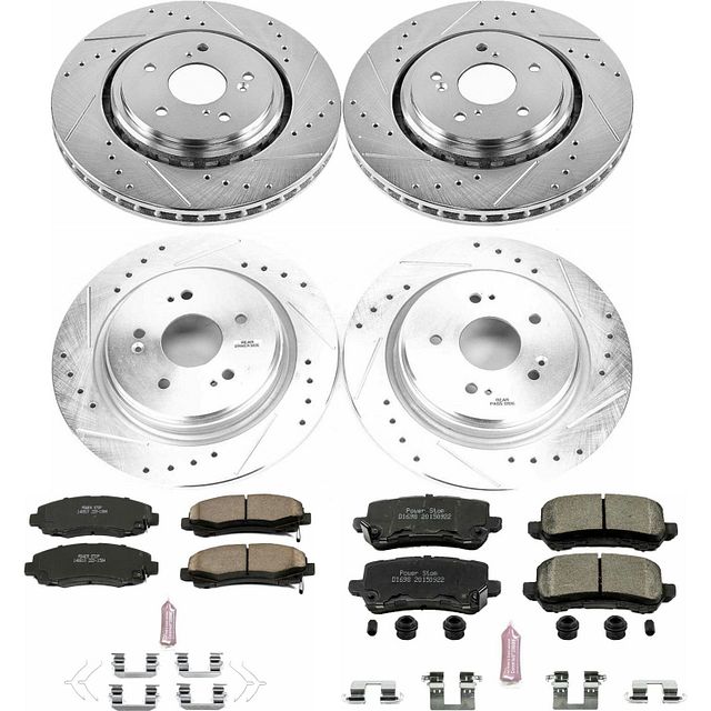 Power Stop 15-19 Acura TLX Front & Rear Z23 Evolution Sport Brake Kit