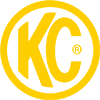 KC HiLiTES 6in. Round ABS Stone Guard for SlimLite/Daylighter Lights (Single) - Yellow/Black KC Logo - 0