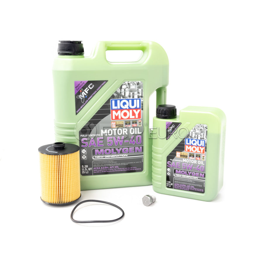 VW Oil Change Kit (5W40) - Liqui Moly KIT-00268