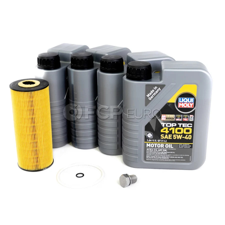 VW Oil Change Kit 5W-40 - Liqui Moly KIT-00389