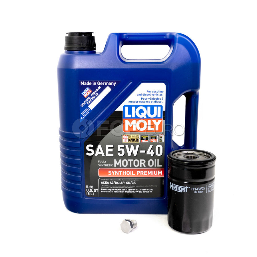 VW Oil Change Kit (5W40) - Liqui Moly KIT-00393