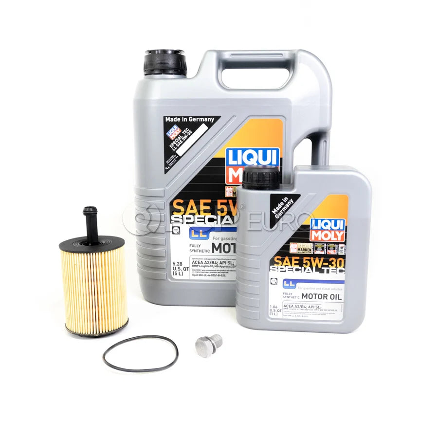 VW Oil Change Kit (5W30) - Liqui Moly KIT-00403