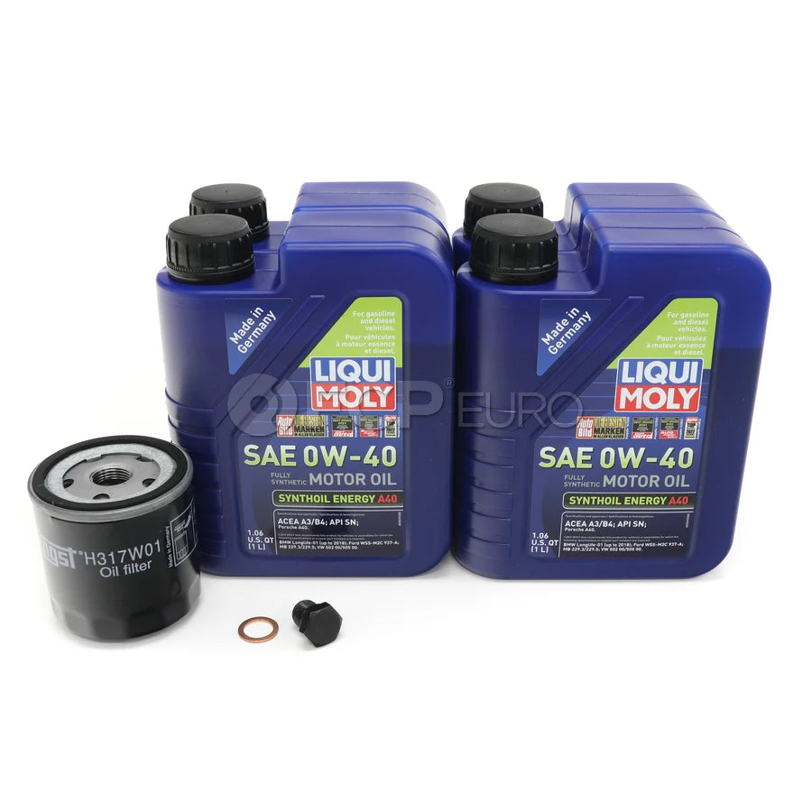 VW Oil Change Kit (0W40) - Liqui Moly KIT-00430