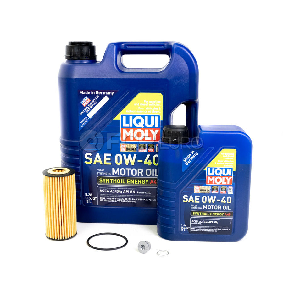 VW Oil Change Kit (0W40) - Liqui Moly KIT-00436