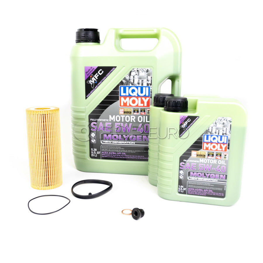 Audi Engine Oil Change Kit - Liqui Moly 06E115562AKT10