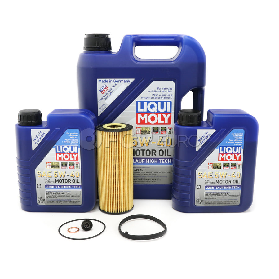 Audi Engine Oil Change Kit - Liqui Moly 06E115562AKT11