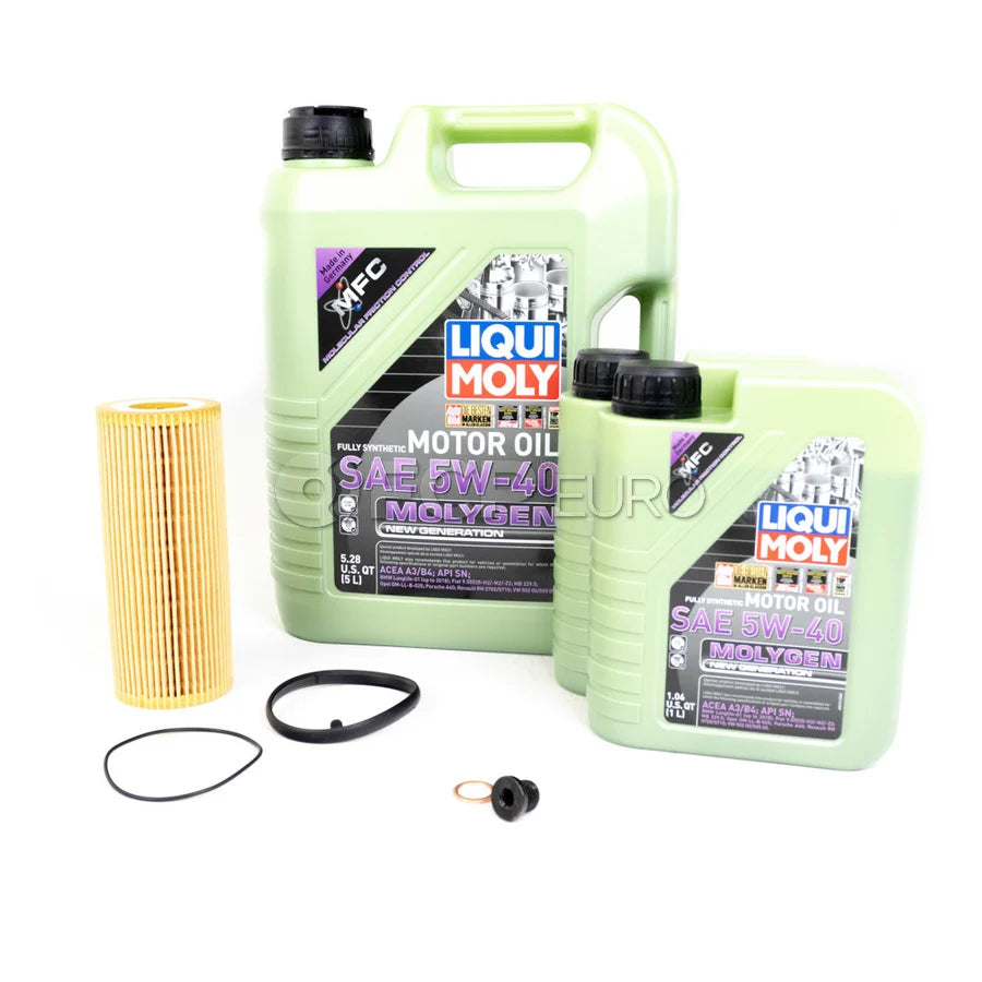 Audi Engine Oil Change Kit - Liqui Moly 06E115562AKT40