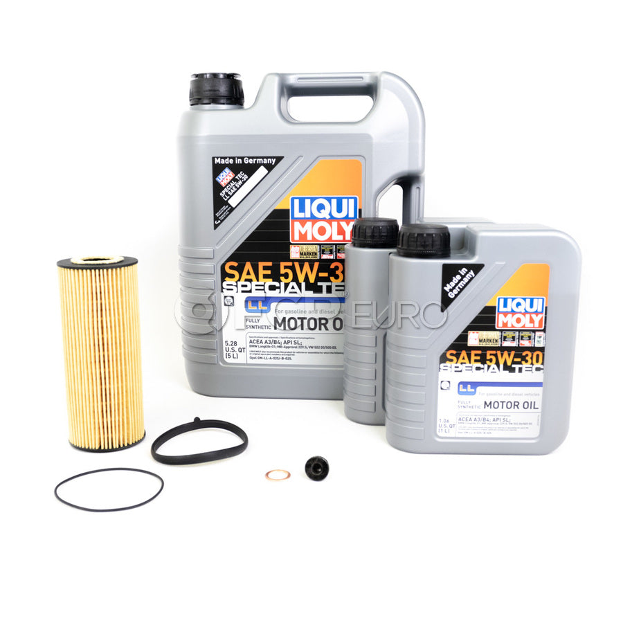 Audi Engine Oil Change Kit - Liqui Moly 06E115562AKT45